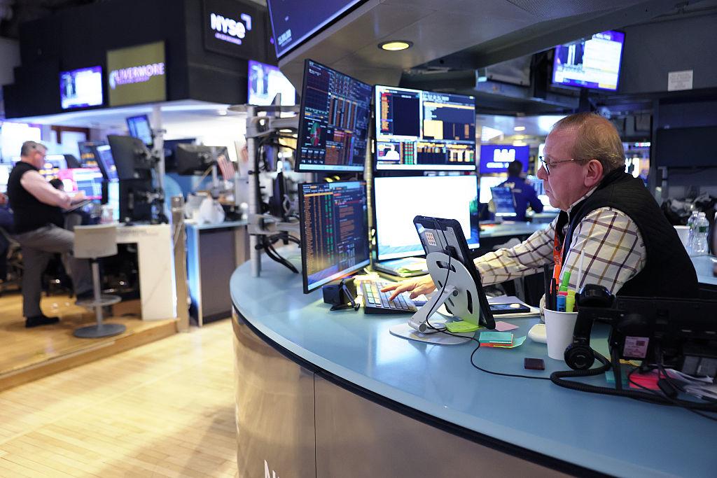 Wall Street market screen