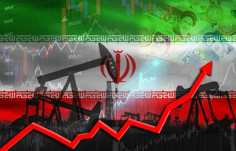 Crude oil price drop Brent 77 WTI 73 charts Iranian oil export supply increase background
