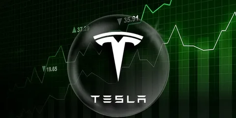 Wall Street trading floor historical high stock market green tech sector rally alphabet tesla