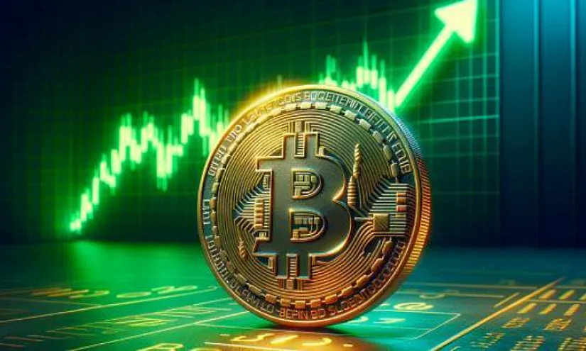 Bitcoin high technology cryptocurrency blockchain digital asset market surge