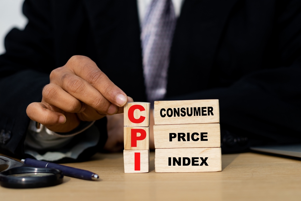 Illustration for US CPI inflation reports and bond yield surge